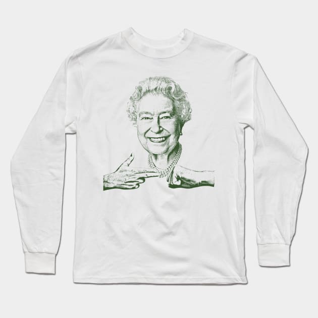 The Queen \/\ Run The Crown Jewels Long Sleeve T-Shirt by DankFutura